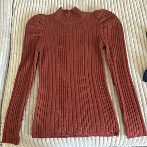 Burnt Orange Turtleneck